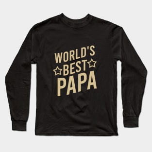 World's best papa Long Sleeve T-Shirt